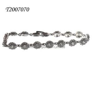 Fashion Jewelry Silver Bracelet with Cubic Zircon