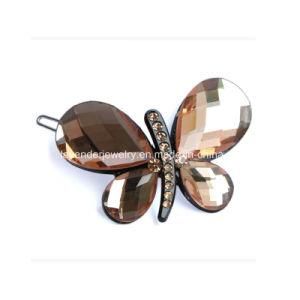 Hair Accessory Butterfly with Crystal Hair Clip for Girl Gift