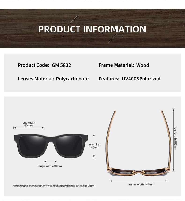 Fcgm5832 Superhot Eyewear Brand Designer Sun Glasses Women Men Wooden Eyeglasses Shades Sunglasses