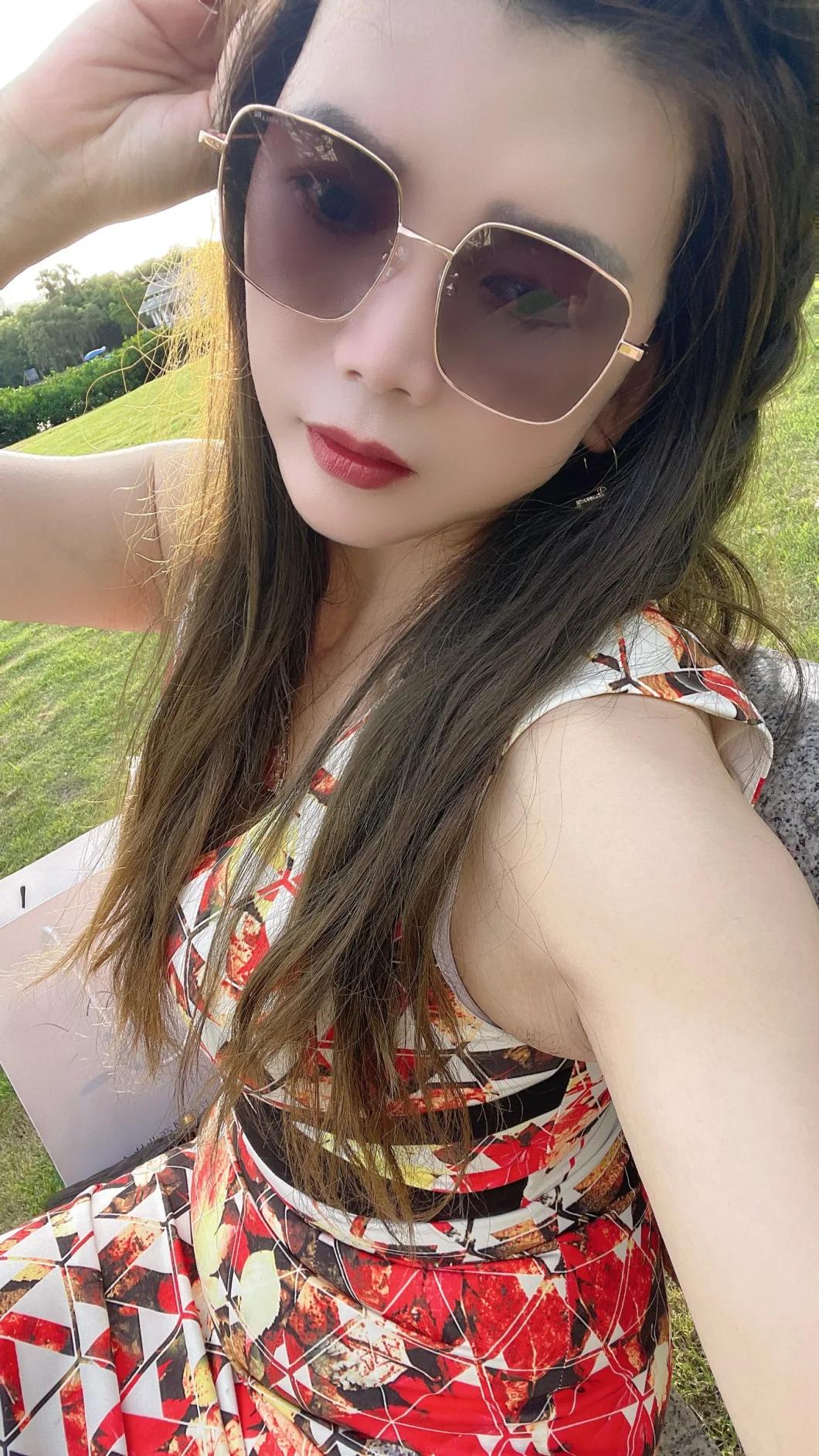 2022 UV400 Round Shape Sunglasses Retro Classic Fashion Plastic Injection Sunglasses for Women