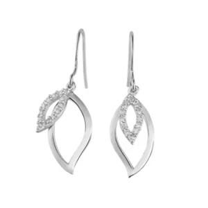Hook Style Elegant Sterling Silver Earring for Lady