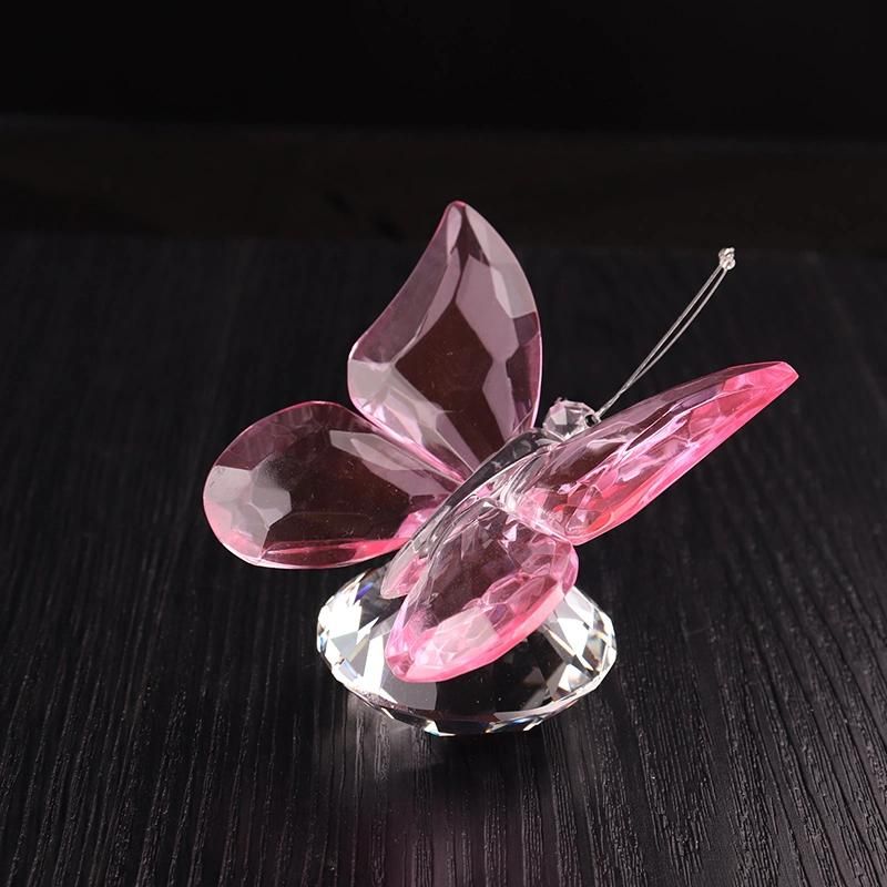 Wholesale Wedding Favor Crystal Butterfly Figurine for Decoration (KS28020)