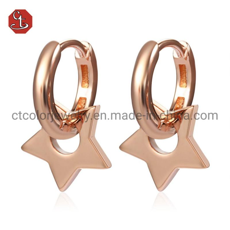 Fashion earrings for women small bling hot sale silver Earring