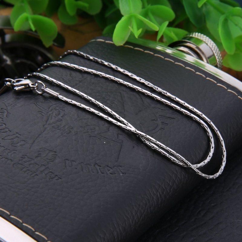 Men′s Jewelry Square Boston Link Chain for Necklace Bracelet Design