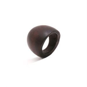 Fashion Imitation Jewelry Women Statement Single Wood Ring