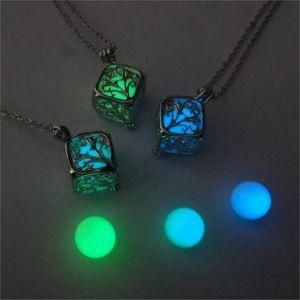Luminous Tree Dark Necklaces Silver Color Chain Necklace