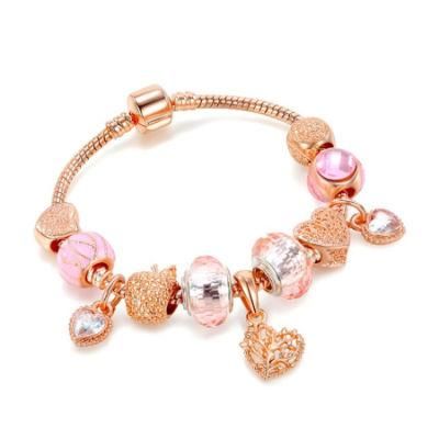 Hot Amazon Beaded Bracelets Charm Bracelet Rose Gold for Women