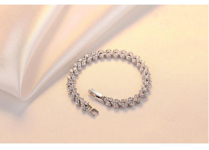 Luxury Jewelry AAA+ Cubic Zircon Bangle Bracelet