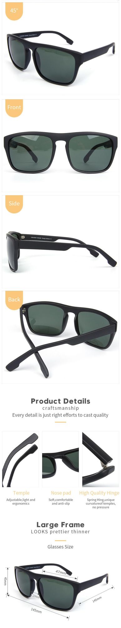 Super Hot Flat Top Square Sun Glasses Shades Men Women Sunglasses