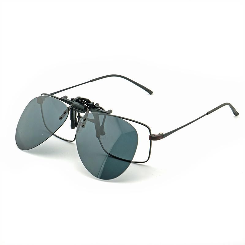 Clip on Flip up Polarized Sunglasses for Prescription Glasses Eyeglasses