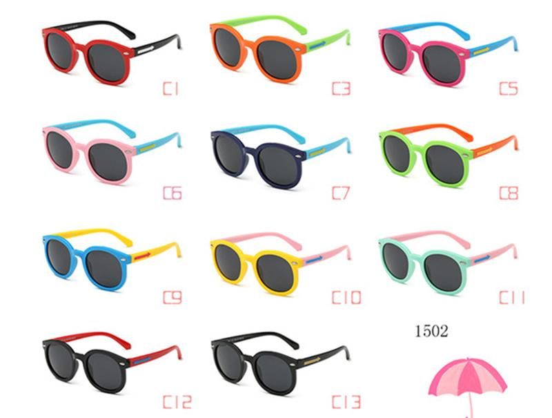 Promotion Plastic Kids Eyewear Double Bridges Rubber TPE Retro Rayband Italian Brand Cheap Fishing Polarized Sunglasses