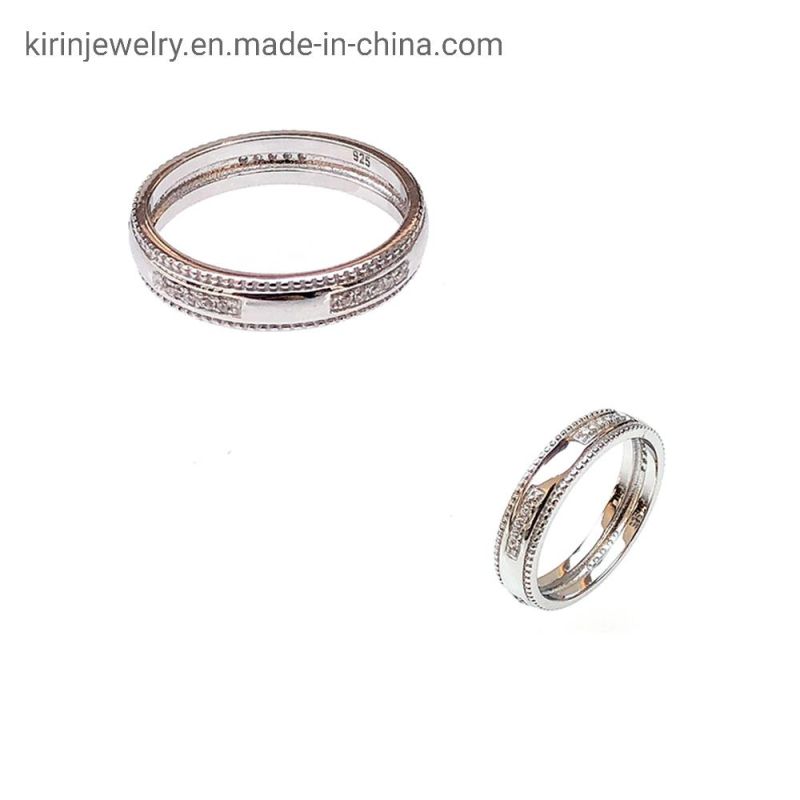 2021 Latest Famous Simple Design Silver 925 Zirconia Ring