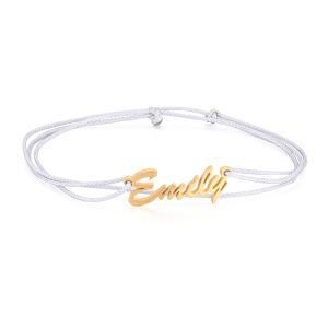 Fashion Jewelry Stainless Steel Letter Logo Multilayer Rope Bracelet