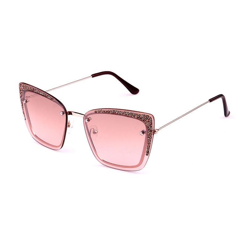 2018 Stylish Cat Eye Metal Sunglasses