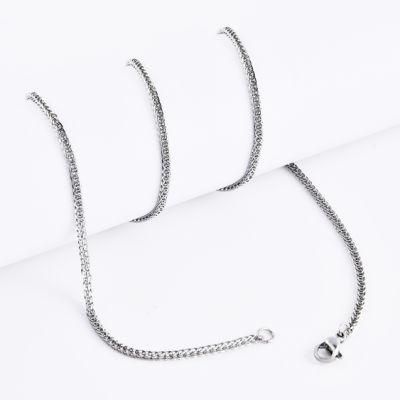 Popular Women Necklace Fashion Jewellery Glasses Accessories Gold Plated Stainless Steel Chopin Chain Bracelet Anklet Necklace