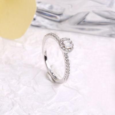 Fashion Jewelry Fashion Accessories Cubic Zirconia Hip Hop Jewellery Women Trendy Hot Sale High Quality Wholesale Ring