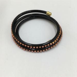 Fashion Multilayer Plastic Bracelet with Beads Alloy Bracelet