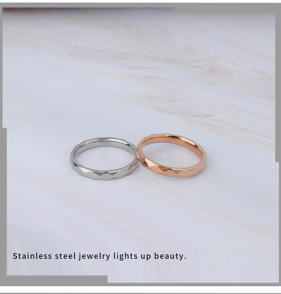 Trendy Shiny Charming Diamond Pattern Plated Ring