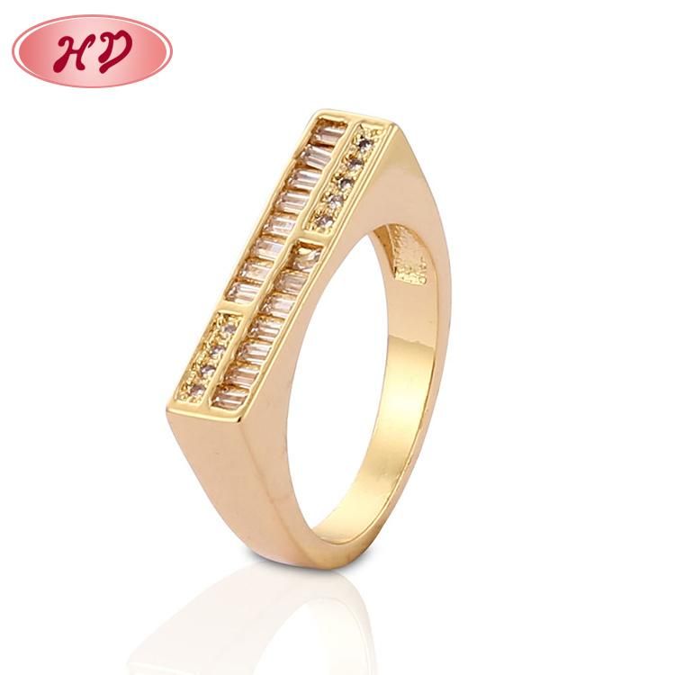 Fashion Women Stainless Steel Silver 18K Gold Plated Wedding Engagement Finger Rings Jewelry Design