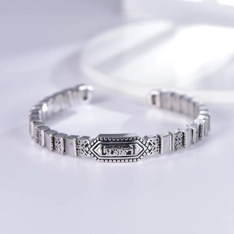 Rhodium Plating Wedding Jewelry 925 Sterling Silver White Zircon Bracelet