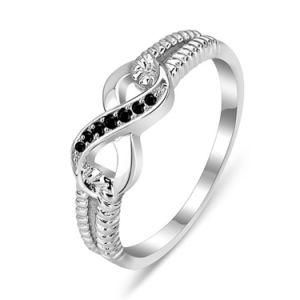 Infinity Love Ring in Solid Sterling Silver