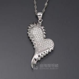 Inspired Fashion 925 Sterling Silver Heart Pendant