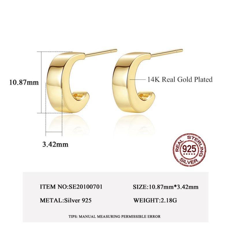 Fashion Jewelry Earring Solid Color Jewelry Silver Earrings