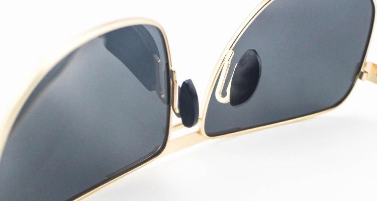 2021 Metallic Feel Double Beam Design Stock Polarized Men Sunglasses