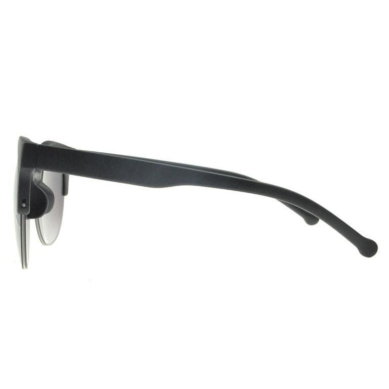 2017 Cat Eye Half Frame Round Lens Fashion Sunglasses