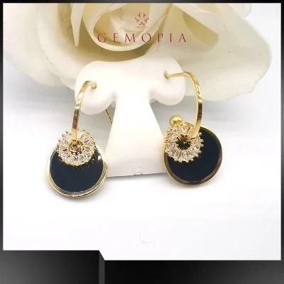 Fashion Jewelry Round Square Earrings