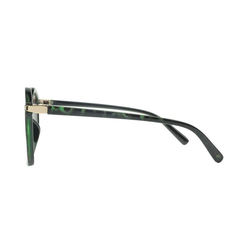 Double Bridge PC Frame with Green Revo Demi Sunglass