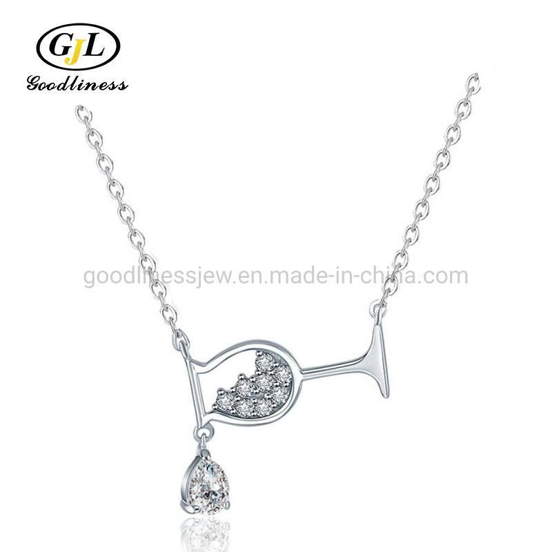 Hot Sale Newest Fashion Ladies Zircon Necklace Jewelry