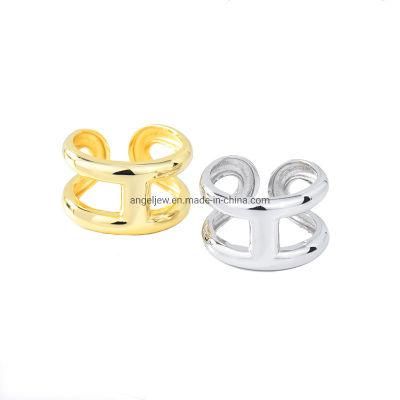 Fashion Accessories Beauty Charm Hot Sales Jewellery 925 Silver Smooth Polishing Fashion Jewelry Factory Wholesale Fine Ring