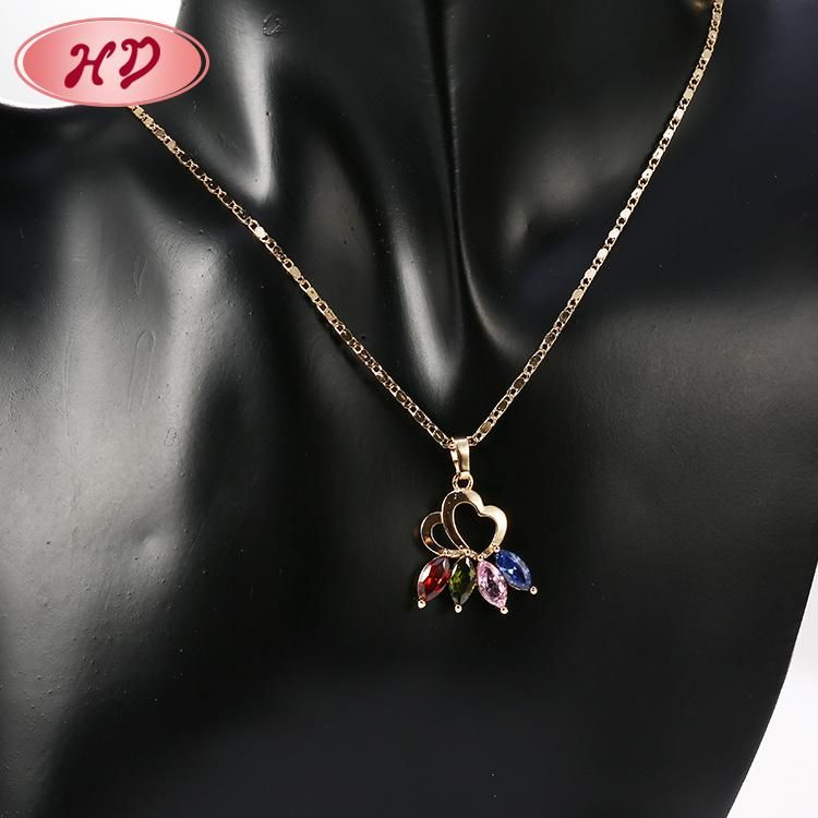 Fashion Women Imitation 18K Gold Plated Costume Ring Bracelet Charm Jewelry with Earring, Pendant, Necklace Sets Jewelry