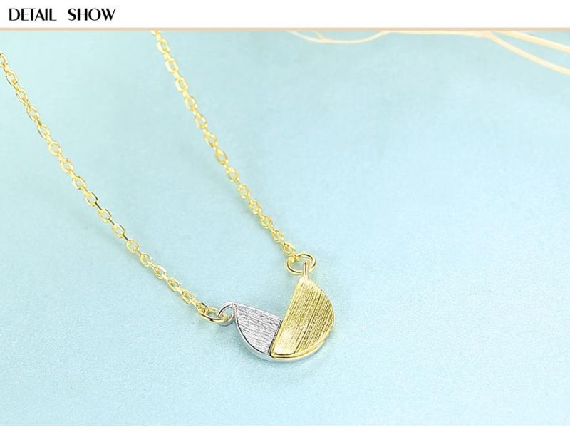 Fashion Jewelry 925 Sterling Silver Splicing Necklace