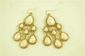 Alloy with Acrylic Stone Earring