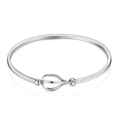 Global Travel Air Balloon Open Adjustable Bangle Silver Bracelet 925 Sterling Silver Jewelry