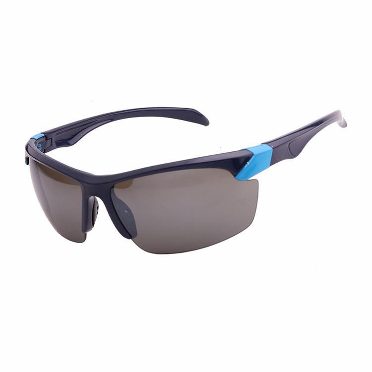 2019 Big Lens Black Frame Sports Sunglasses