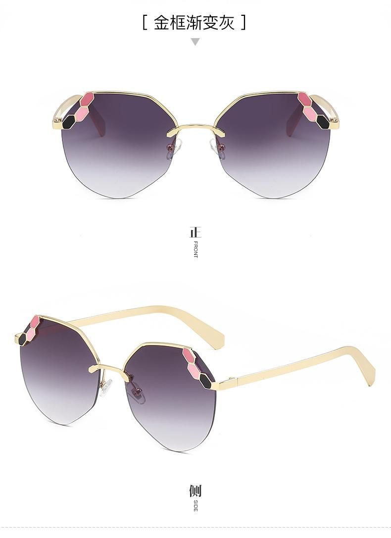 Eyewear New Trendy Custom Logo Women Oversized Shades Sunglasses Fashion Square Sun Glasses