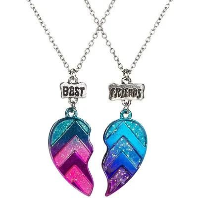 OEM New Fashion Kid Children Two-in-One Best Friends Necklace