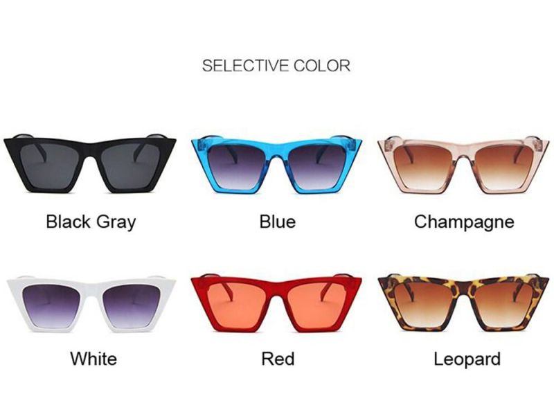 Fashion Square Sunglasses Women Designer Luxury Man Women Cat Eye Sun Glasses Classic Vintage UV400 Outdoor Oculos De Sol