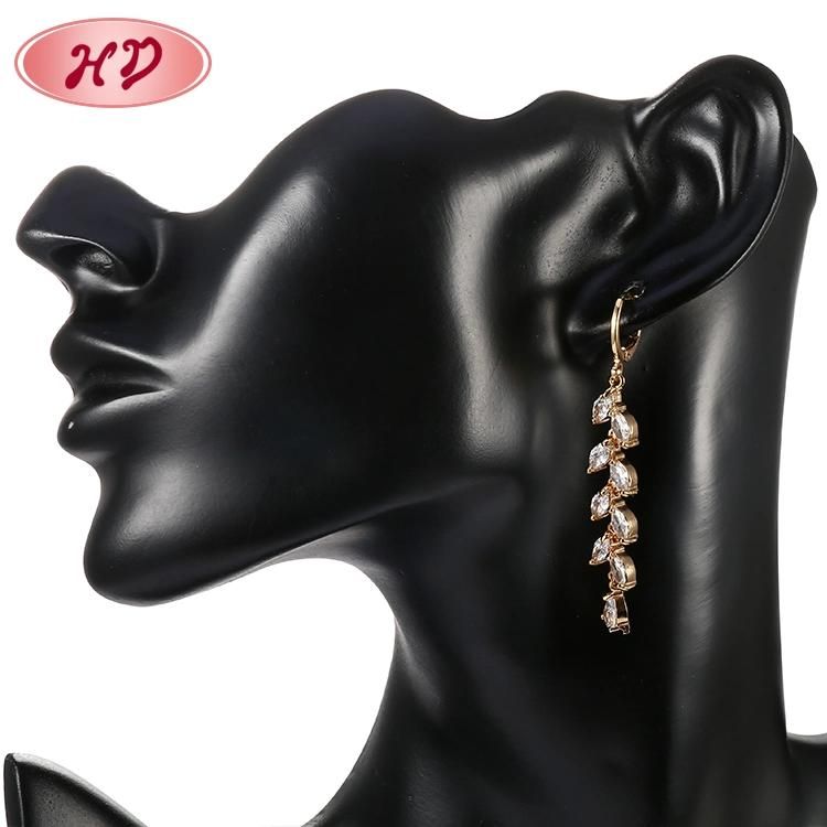 Alloy Diamond Cross Shape Party Style 2020 Gold Drop Earring