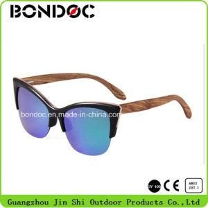 New China Name Fashion Cat Eyes Wooden Sunglasses for Ladies
