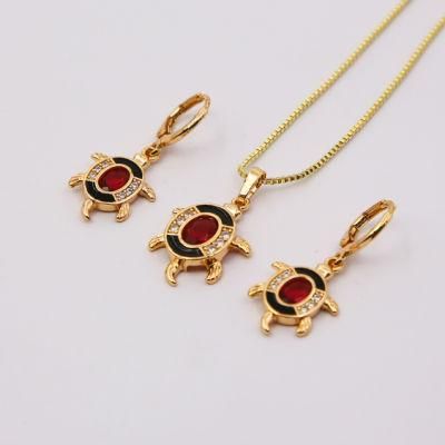 Fashion Necklace 18K Gold Plated AAA Cubic Zirconia Jewelry Sets