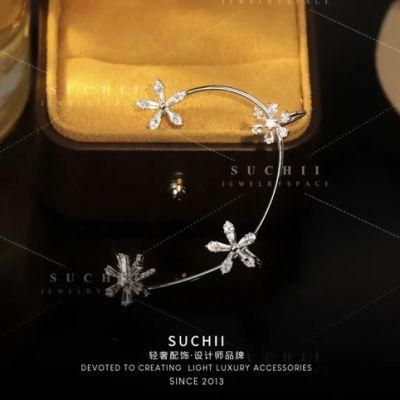 Flower Earrings Without Ear Holes New Spring Products Arrings