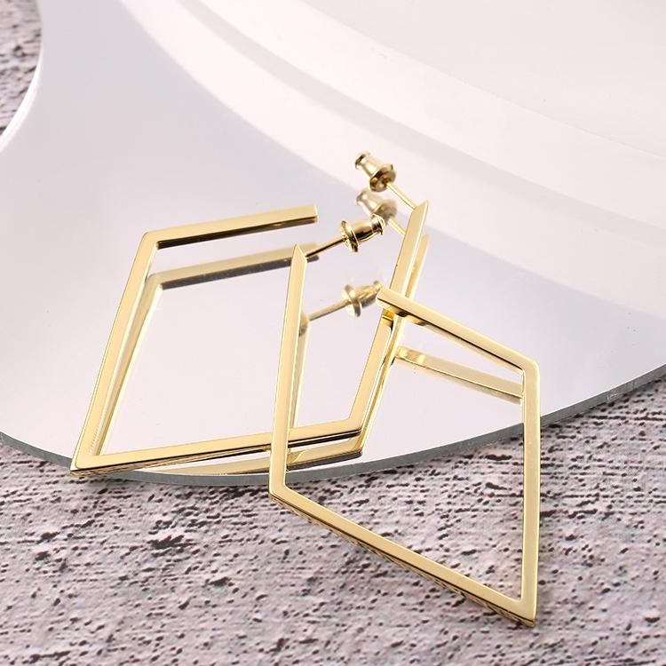 925 Silver Simple Style Gold Plated Fashion Accessories Trendy 2022 Fashion Jewelry Factory Wholesale Jewellery Elegant Earrings