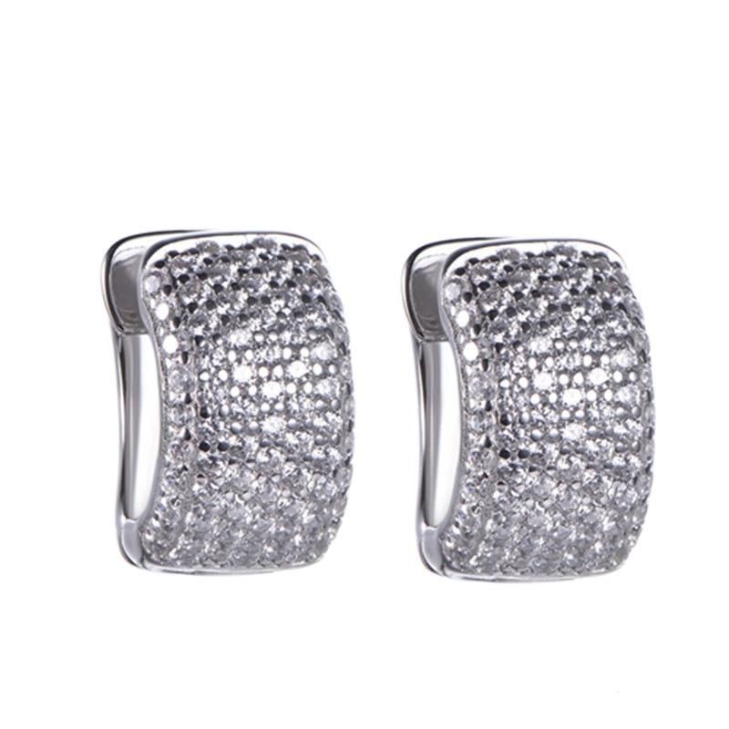 New Fashion Jewelry 925 Silver or Brass Huggie Earrings for Women