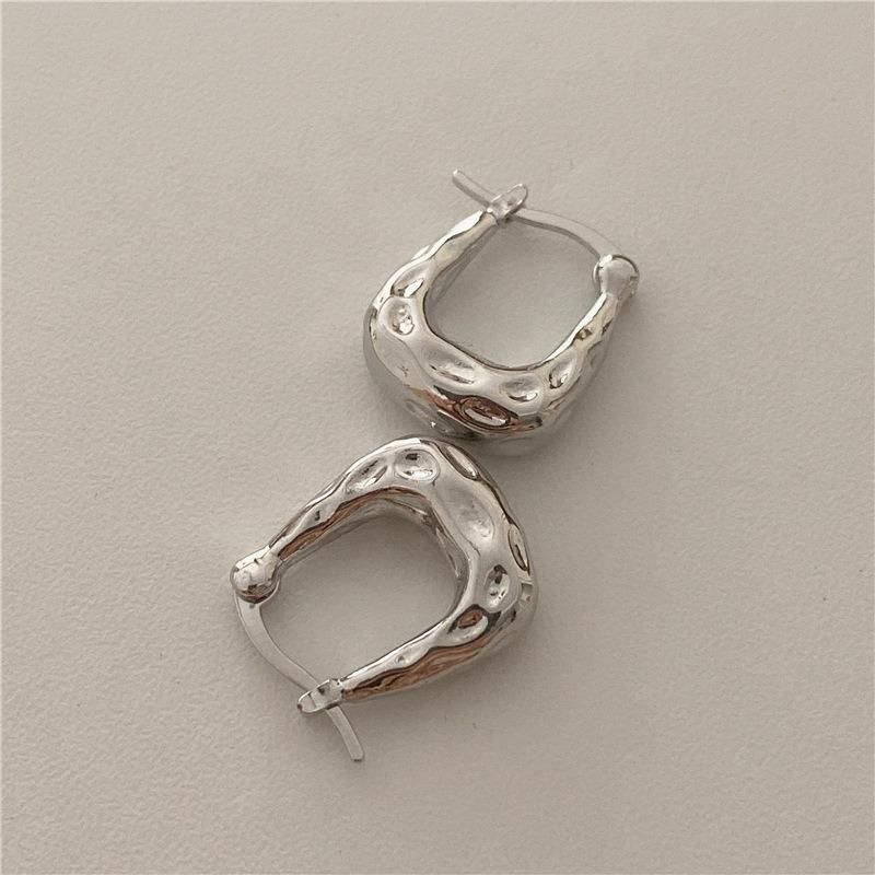 Vintage Jewelry Metal Hook Minimalist Style Geometry Earrings