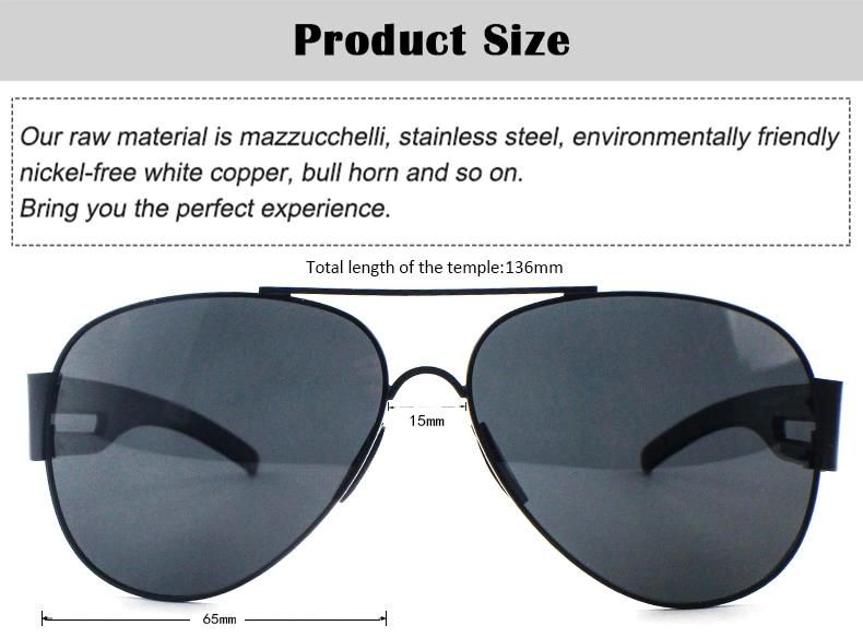 Men Classic Polarized Sunglasses Brand Design Male Driving UV400 Metal Shades Sunglasses