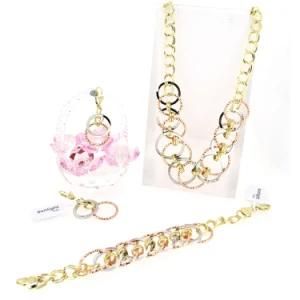 Fashion Jewellry Sets Plating Three Color Yellow Golden Color New Style Jewelry (AB06288N4GL)